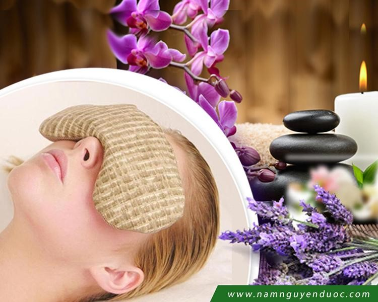 gối đắp mắt lavender