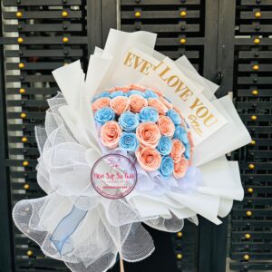 Hoa sáp nhuỵ xoắn- dudu- giấy trắng ily
