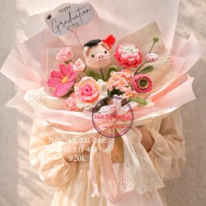 BOH8 Hoa len handmade mix