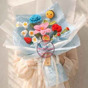 BOH7 Hoa len handmade mix
