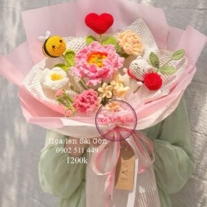 BOH6 Hoa len handmade mix
