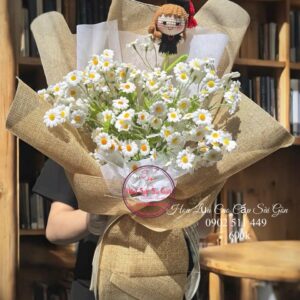 Tana lụa + búp bê len handmade tốt nghiệp