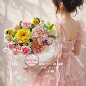 BOH10 Hoa len handmade mix