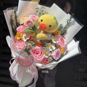 BOH162 Crochet Tulip Duck* Hoa mix