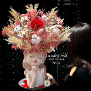 Rosé Reverie — Hoa khô * Hoa để bàn